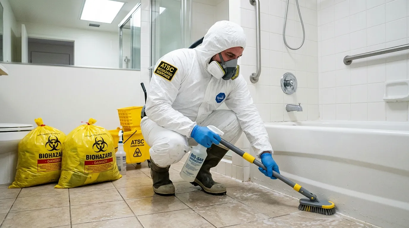 Decontamination equipment deployed for Blood Cleanup in Lewisville